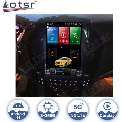 For Cadillac SRX 2009 - 2012 Android Radio Car Auto Tesla Style Vertical Screen Multimedia Video Player GPS Navigation CarPlay