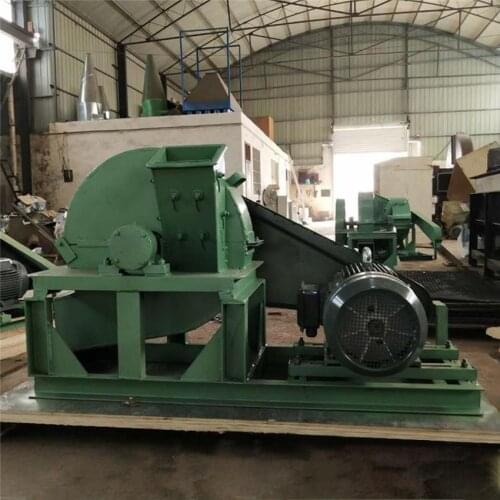 Electric Wood Shredder Hammer-Type Feed Grinder Machine With 11Kw Motor Multipurpose 500-600KG/H Straw Crusher HF-400 380V