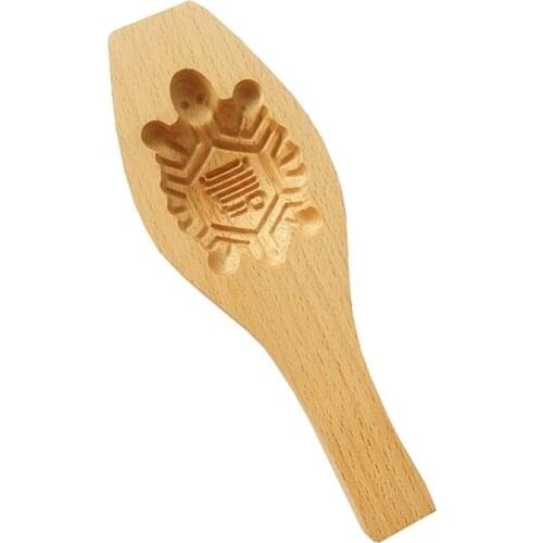 Wooden Moon Cake Mold 3D Flower Pastry Baking Tool for Making Mung Bean Ice Skin Fondant Mould Biscuit Chocolate Decorating