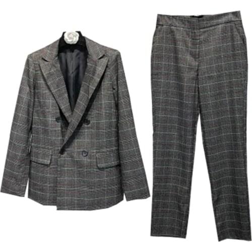 Lovepeapomelo Women's Office Trouser Suits
