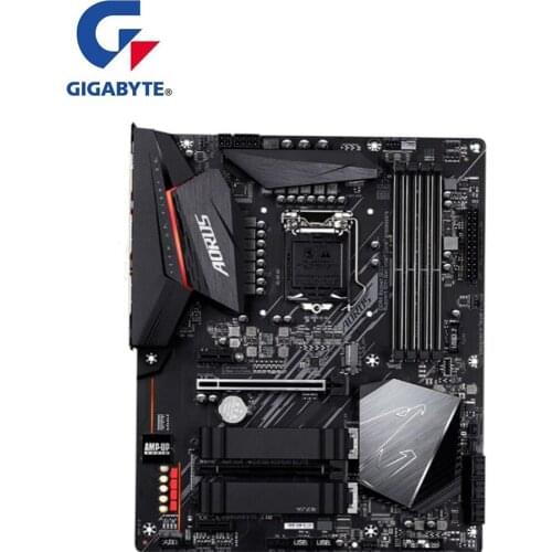 For Gigabyte GA Z490 AORUS ELITE Motherboard LGA 1200 Z490 Used Desktop Mainboard Support i3 i5 i7 10400F 10400 10100F 10700K