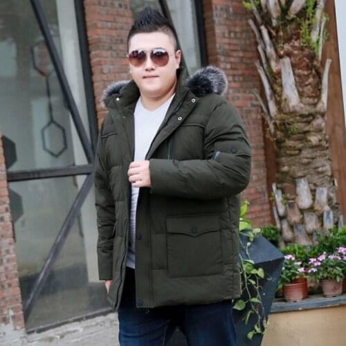 Large Size 7XL 8XL 9XL 10XL Winter Down Jacket Men Fur Collar Hooded Duck Down Coats Men Clothes 2020 Hat Parka Doudoune Homme