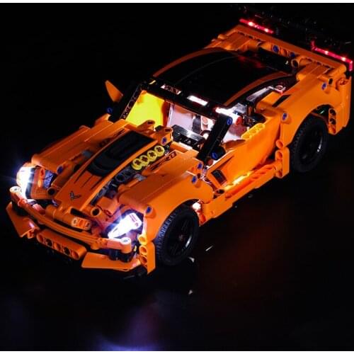 Led Light Set For 42093 Chevroleted ZR1 super car series Blocks ,DIY decorate for childrens toys(led light only,no blocks)