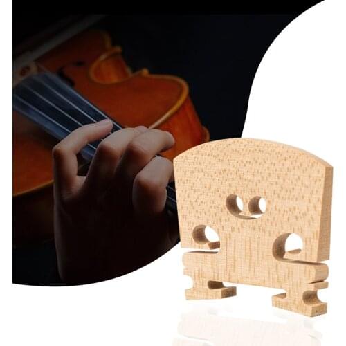 New Fitted Violin Bridge 4/4 Full Solid Luthier High Quality 50x40x5.6mm