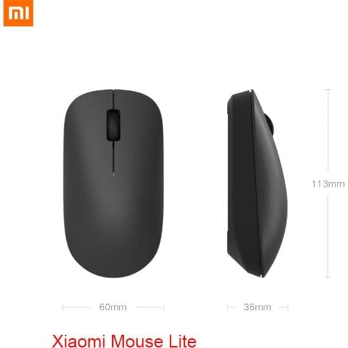 New Xiaomi Wireless Mouse Lite 2.4GHz 1000DPI Ergonomic Optical Portable Computer Mouse USB Receiver Office Game Mice For PC Lap