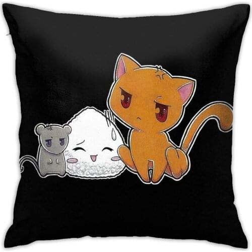 Fall pillow Anime pillow Fruits Basket Decorative Throw Pillow Covers for Sofa Couch Cushion square Pillow Cases