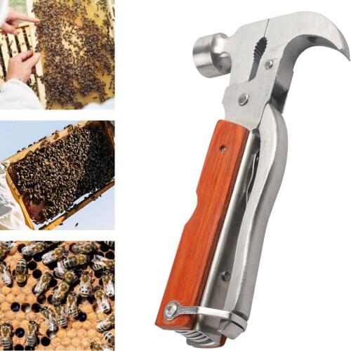 Beekeeping Bee Hive Tool Combination Claw Multi-functional Hammer Beehive Scraper Product For Beekeeper Supplies Equipment