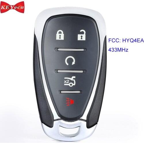 KEYECU for Chevrolet Camaro Cruze Malibu 2016 2017 2018 2019 2020 2021 Remote Key Fob HYQ4EA 433MHz ID46 Chip