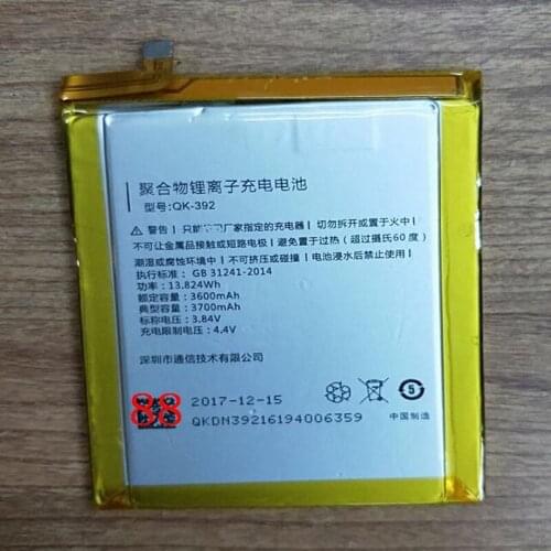 QK-392 3600mAh Battery for 360 1509-A00, Q5 Plus,Qihoo 1509-A00, 360 Q5 Plus Phone with Repair Tools