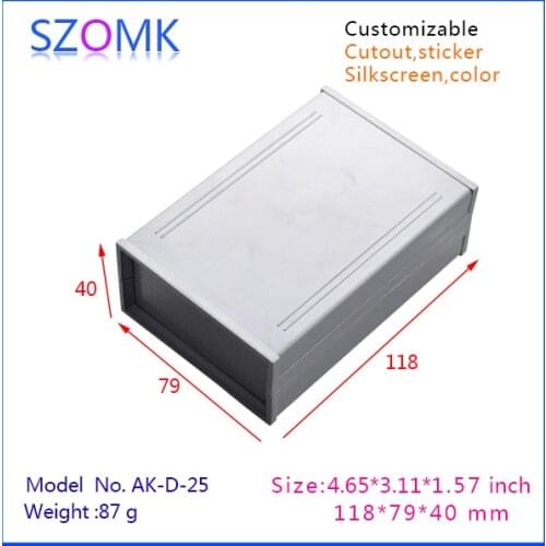 Hot selling abs plastic junction box (1 pcs) 118*79*40mm 2015 new plastic box electronics outlet enclosure, instrument enclosure