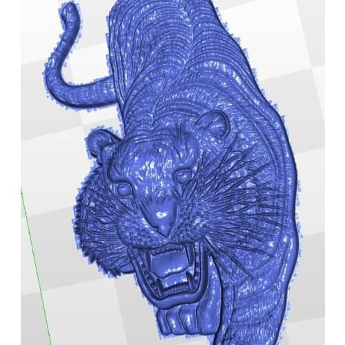 Relief tiger_2 3d model for cncin STL file