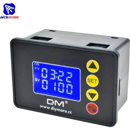 Diymore DC 12V / 24V / AC 220V 1.37 inch LCD Display Microcomputer Time Controller Module