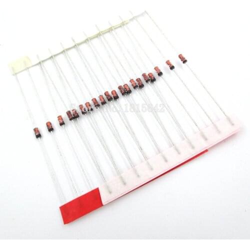 100PCS/LOT BZX55C7V5 1/2W 7V5 7.5V 0.5W Zener Diode DO-35 diode