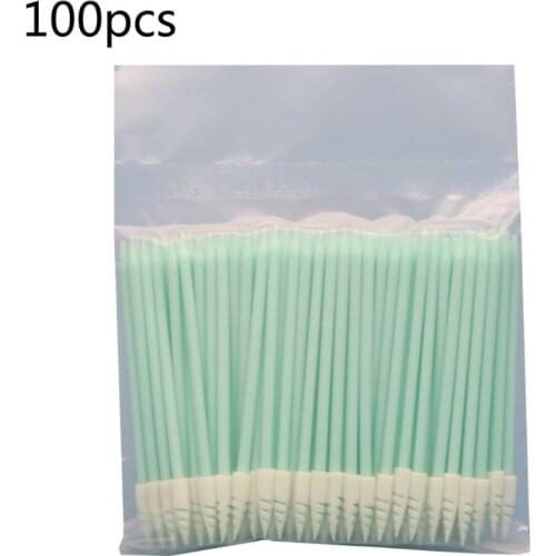 100Pcs/Pack Small Pointed Tips Cloth Head Cleaning Swab Lint Dust Free Sticks for PCB Board Electronics Small Area