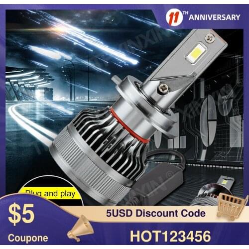 2pcs Headlamp Front Fog Lights H4 H7 Car Headlights LED Bulbs 8000LM 6000K Lamp H1 9005 HB3 9006 HB4 H8 H9 H11 fog lights Bulbs