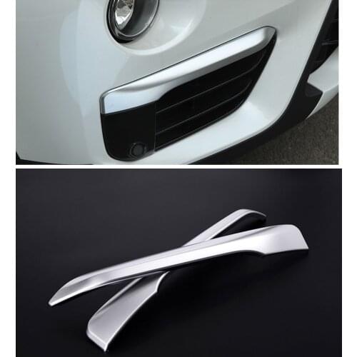 2pcs Fit for BMW X1 F48 2016 2017 2018 2019 Front head Fog Lamp Cover Trim Molding Car Accessories Styling New Arrivals