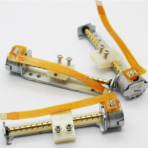 5pcs 4V-5V dc 2 phase hybrid 4 wire stepper motor micro stepper motor Stepper angle 18 degree