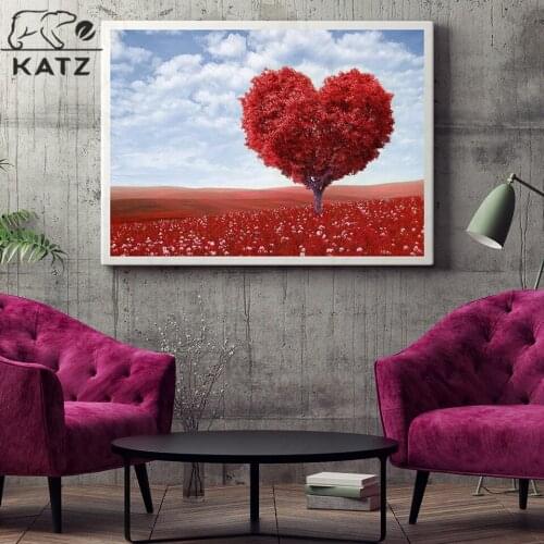 5D Love Tree Diamond Painting Landscape Painting Embroidery Crossing Diy Mosaic Art Gift Handmade Cross Stitch Home Decoration