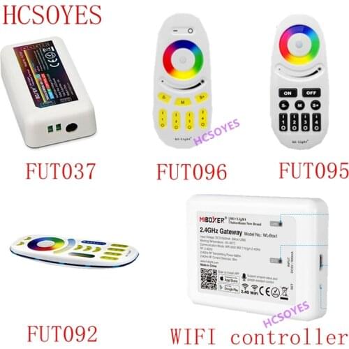 MIBOXER FUT037 FUT096 FUTO95 FUT092 WIFI controller Wireless RF Wireless RGB LED Controller for 5050 3528 RGB Strip Tape