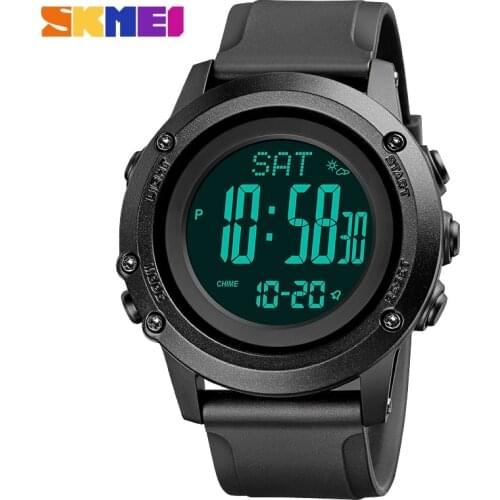 SKMEI 2021 New Military Sport Men Watches Pedometer Altimeter Thermometer Digital Clock Male Wristwatch Relogio Masculino 1793