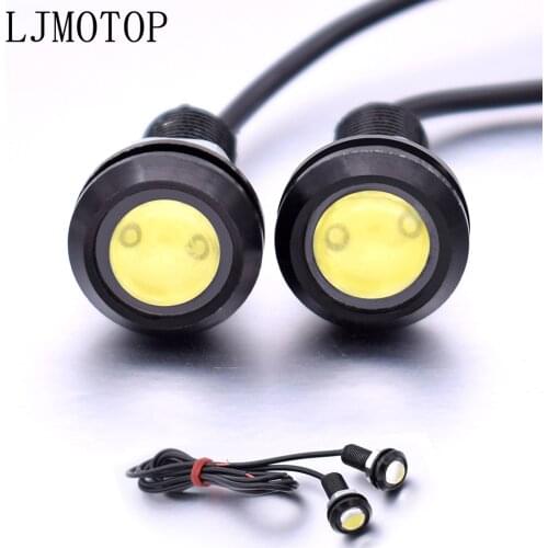For Honda CRF250M CRF1000L Kawasaki VERSYS 650 ZG1000 Eagle Eye LED Reverse Backup Light Daytime Running Signal Motorcycl Lamp