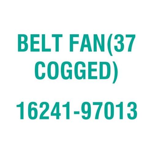 For Kubota 16241-97013 BELT FAN(37 COGGED)