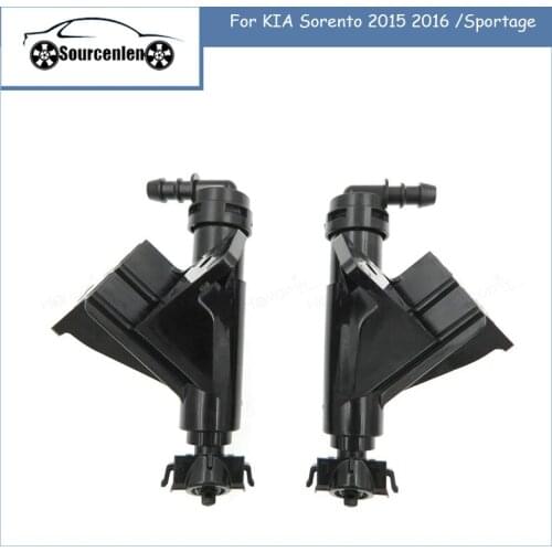 For Bumper Headlamp Headlight Water Spray Nozzle Washer Actuator Pump 98671C5000 98672C5000 for KIA Sorento 2015 2016 /Sportage