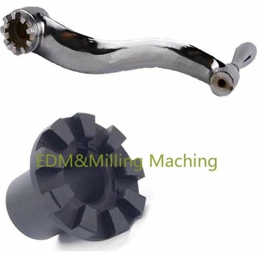 1Set CNC Bridgeport Milling Machine Elevating Knee Crank + Gear shaft Clutch Insert CNC C83+84