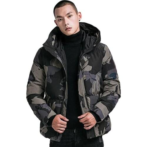 Jacket Men Winter Thickening Fashion Warm Coat Breathable Camouflage Coats Windbreaker parka invierno hombre jaqueta masculina