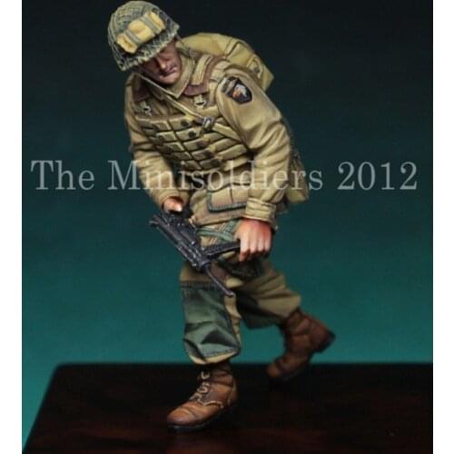 1/35 scale WW2 US 101 Airborne miniatures WWII Resin Model Kit figure Free Shipping