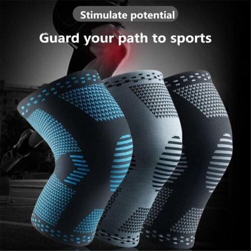Mounchain 1 pc Unisex Adult Sports Knee Protector Unisex Basketball Training Running Fitness Meniscus Knee Protector