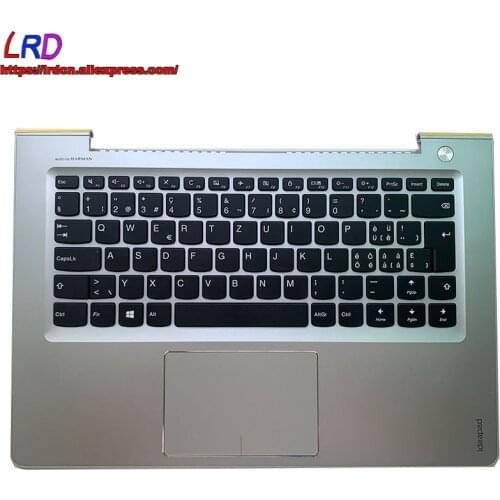 New/orig Palmrest Upper Case Swiss Keyboard Touchpad for Lenovo Ideapad 510s-14IKB ISK 310S-14ISK IKB Laptop C Cover 5CB0L45238