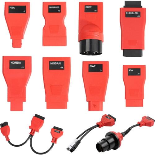 Full Set OBDII Cables and Connectors of Autel MaxiDas DS808 (Only Cables and Connectors)