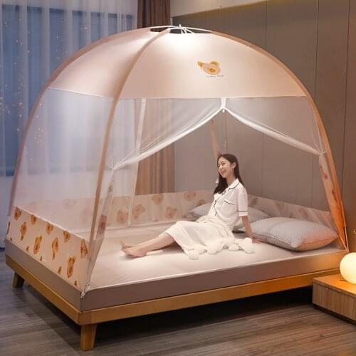 Installation-Free Yurt Mosquito Net 1.8M Bed 1.5M Household 1.2 M