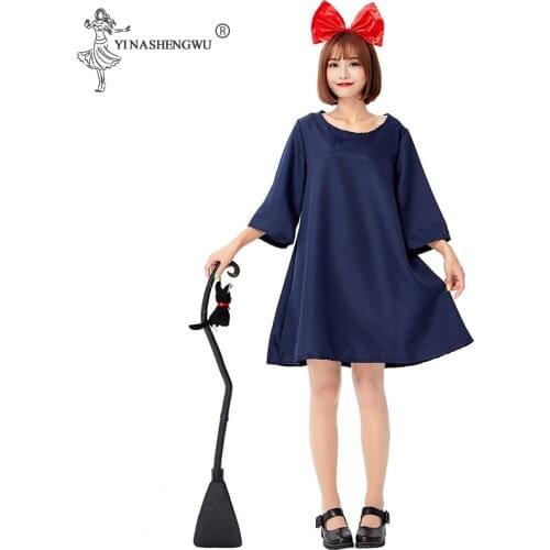 Kikis Delivery Service Kiki exported to Japan cosplay costumes for adults minimalist Japanese Witch little witch clothes