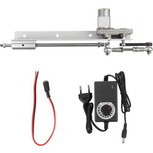 Telescopic Linear Actuator DC 24V 45/100/120rpm Reciprocating Telescopic Gear Motor With 2-8/3-15CM Speed Controller Stroke New