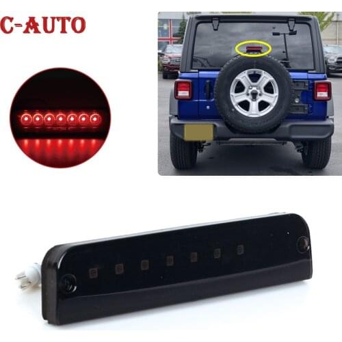 1PCS Car Waterproof High Stop Roof Cargo LED 3rd Third Brake LED Tail Light Lamp For Jeep wrangler TJ 1997-2006 Car-styling