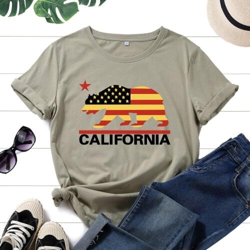 YYCZF Women Tops Shirts Summer 2021 Hot Women Wear Round Collar Short Sleeve And ReflectionLoose Print T-shirt Pullover