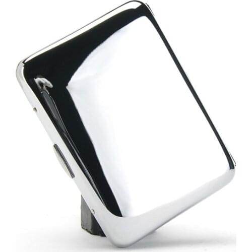 1pcs Metal Brass Mirro Surface Cigarette Case (holder 16 cigarettes 83s) cigarette Holder box Mens Gadget with gift box - SQ320