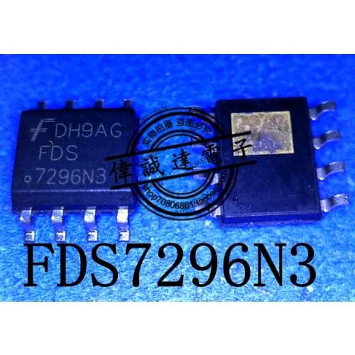 1Pieces New Original FDS7296N3 7296N3 SOP-8 In Stock Real Picture