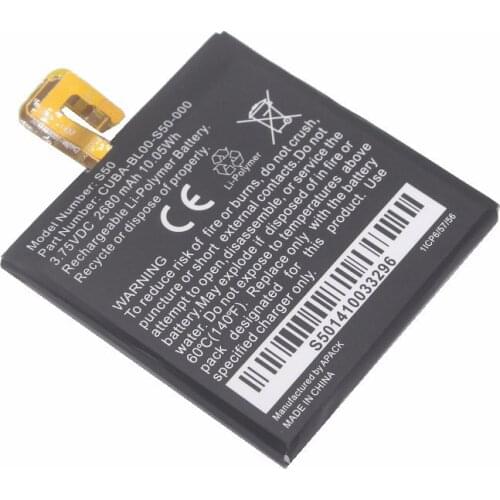 1x 2680mAh 10.05Wh Repalcement Battery For CATS50 S50 Bateria Batterij Batteries