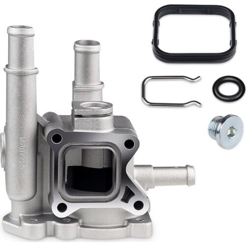 Aluminium Engine Coolant Thermostat Cover Housing Water Flange For Chevrolet Cruze Aveo Opel Astra Zafira 96984103 96817255