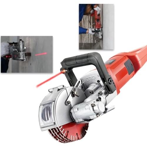 Automatic cutting machine artifact slotting machine dust-free water and electricity installation engineering wall slotting machi