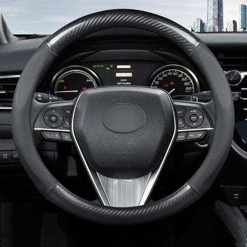 Car Steering-wheels Cover 37 38cm 15" for fiat 500x 500c 500l Panda Tipo Qubo Doblo Tipo Palio Palio Perla Siena