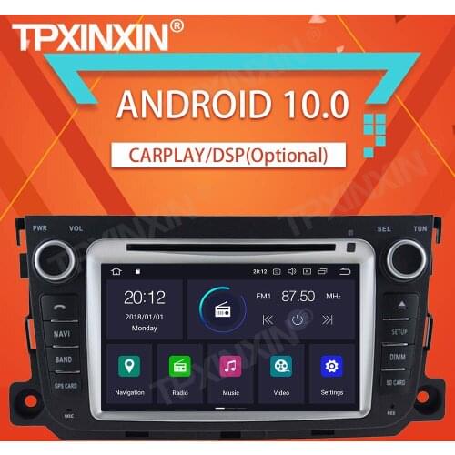 4+64G For Benz Smart 2010-2014 Android 10.0 Car Stereo Tape Recorder Multimedia video Player GPS Navigation HeadUnit