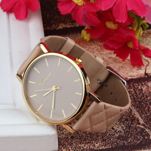 Casual Women Wrist Watch Faux Leather Designer Ladies Clock Simple Dress Analog Wrist Watch relojes para mujer dropshipping