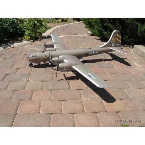 DIYMyModeI1:47 Boeing B-29 SuperFortress Bomber Bombardment Aircraft Paper Model Kit Puzzles Handmade Toy DIY