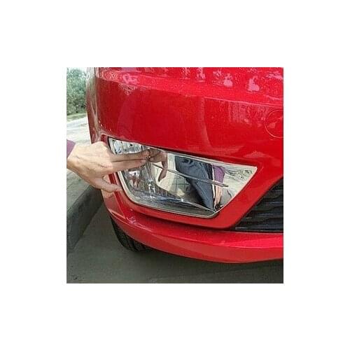 For KIA Rio/K2 2011-2012 ABS Chrome Front Fog light Lamp Cover Trim