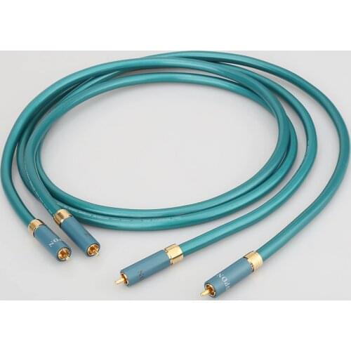 Hifi A55 Ortofon RCA Cable Hi-end CD Amplifier Interconnect 2RCA to 2RCA Male Audio Cable