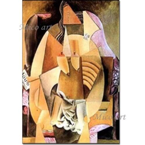 Modern Living Room Decorative Abstract Figure Picture Art Famous Oil Painting Reproduction No Frame Canvas Wall Hanging Artwork